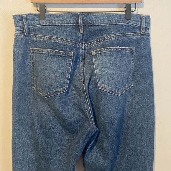 LOFT Medium Wash The 90's Straight Jeans Size 30 / 10 Tall - Picture 5 of 9